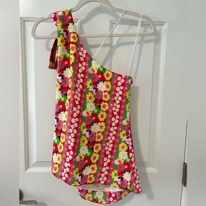 Lilly Pulitzer One-Shoulder Top